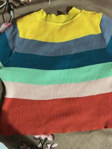 Rainbow Crop Top
