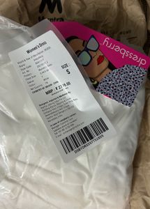 White Cutout Mini Dress