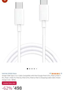 Google 30W USB-C Charger - New 6 Months Old