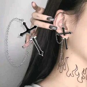 Cross Dangle Earcuff