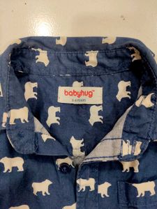 Dark Blue Shirt 3-4y Kids Boy No Return