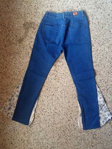 Blue Jeans With Bohemian Flare