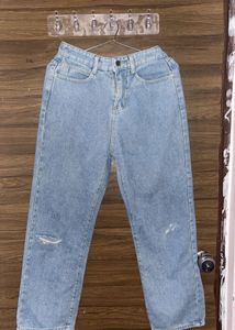 Pocket Wide Leg Jeans