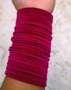 Velvet Hot Pink Bangles