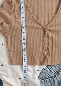 Cute Brown Crop Top Bust 32