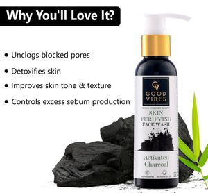 Good Vibes Charcoal Face Wash