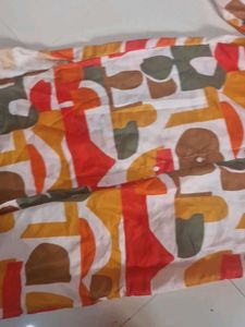 Abstract Print Shirt Dress