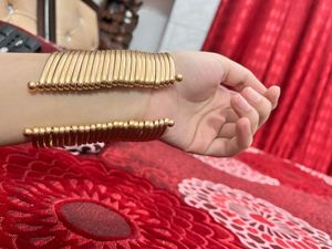 Anti Tarnish Golden Bangle Set