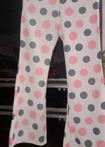 Polka Dot Flare Leg Pants