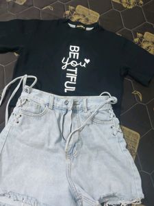A Beautiful Top , Pair It With Shorts