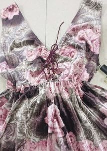 Velvet Cute &amp; Rich Print Mini Dress