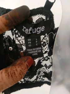 Black Lace corset rop