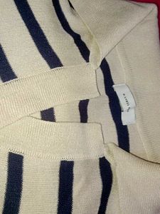 M. Label Knit Striped Top