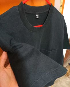 Uniqlo Black Pocket Tee