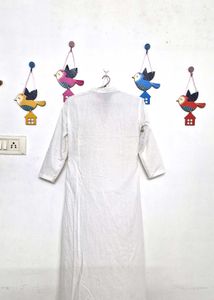 White Chikankari Kurti