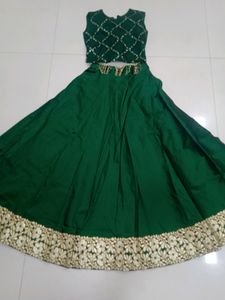 Emerald Green Lehenga Choli Set