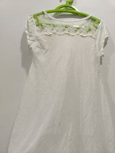 White Laced Tunic