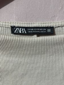 Zara Bodycon Off White (light Beige) Maxi Dress