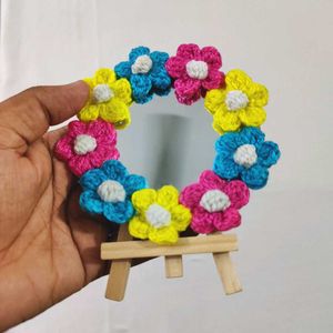 Handmade Crochet Mirror Stand
