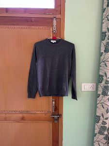 Mango Grey Wool Cashmere Sweater