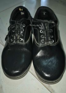 Classic Black Casual School Shoes