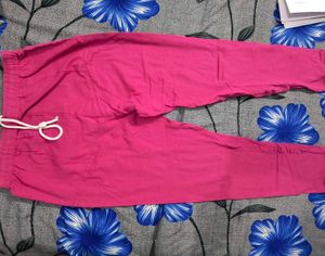 Rose Pink Ankle Length Leggings