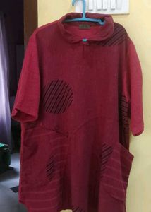 Red Printed Top Bust 38/40/42
