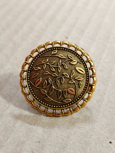 Vintage Floral Statement Ring