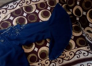 Very Beautiful Navy Blue 💙 long Gown