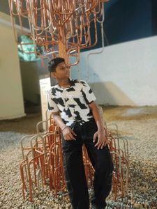 Patterned Button-Down Shirt