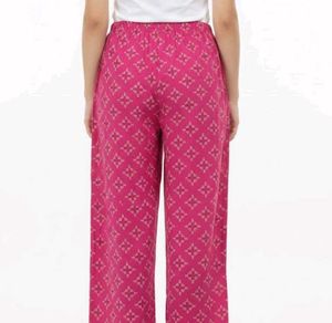 Pink Printed Palazzos
