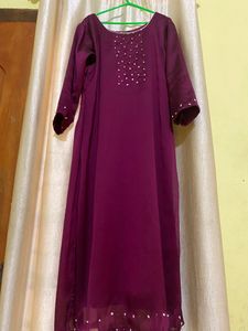 Elegant Maroon Salwar Kameez