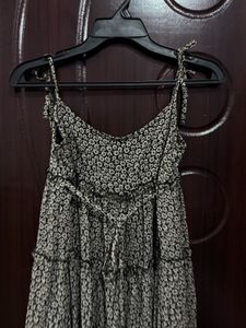 Tiered Tie Straps Dress