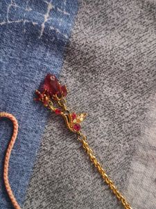 Red Stone Jewelry Set