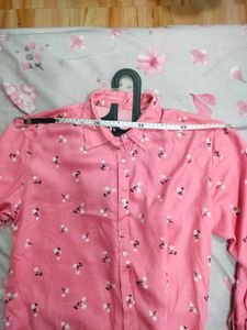 oversized pink Shirt