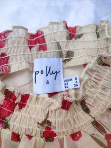 Princess Polly Floral Sheer Top