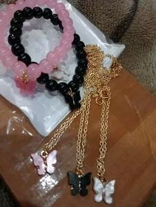 Pack Of 6 Bracelet And Pendant Combo