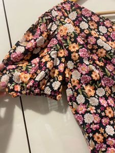 FabAlley Women’s Floral Printed One Shoulder Dress