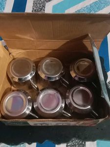 Set of 6 Steel Cups