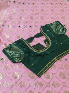 💖 Elegant Banarasi Saree with Blouse – Under ₹999