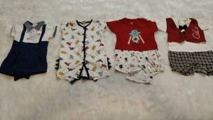 Baby Romper Bundle - 4 Adorable Outfits