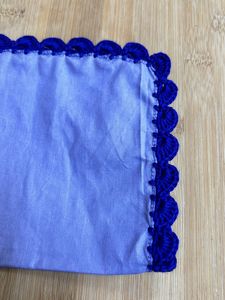 Handkerchief For Women Crocher Border