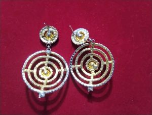 Elegant Blue Stone Earrings
