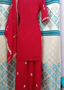 NEW Heavy Hot Pink Palazzo Set 40&#34;
