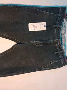 Stylish Dark Wash Denim Jeans