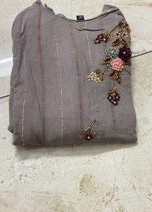 Heavy Embroidery Kurta Pant Pair