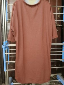 Brown Floral Print T-Shirt for women