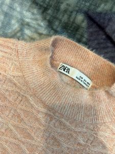 Zara Knit Mock Neck Sweater