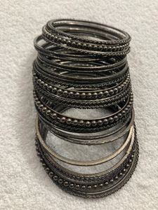 Black Metal Bangle