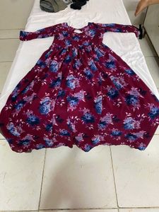 Floral Printed Gown